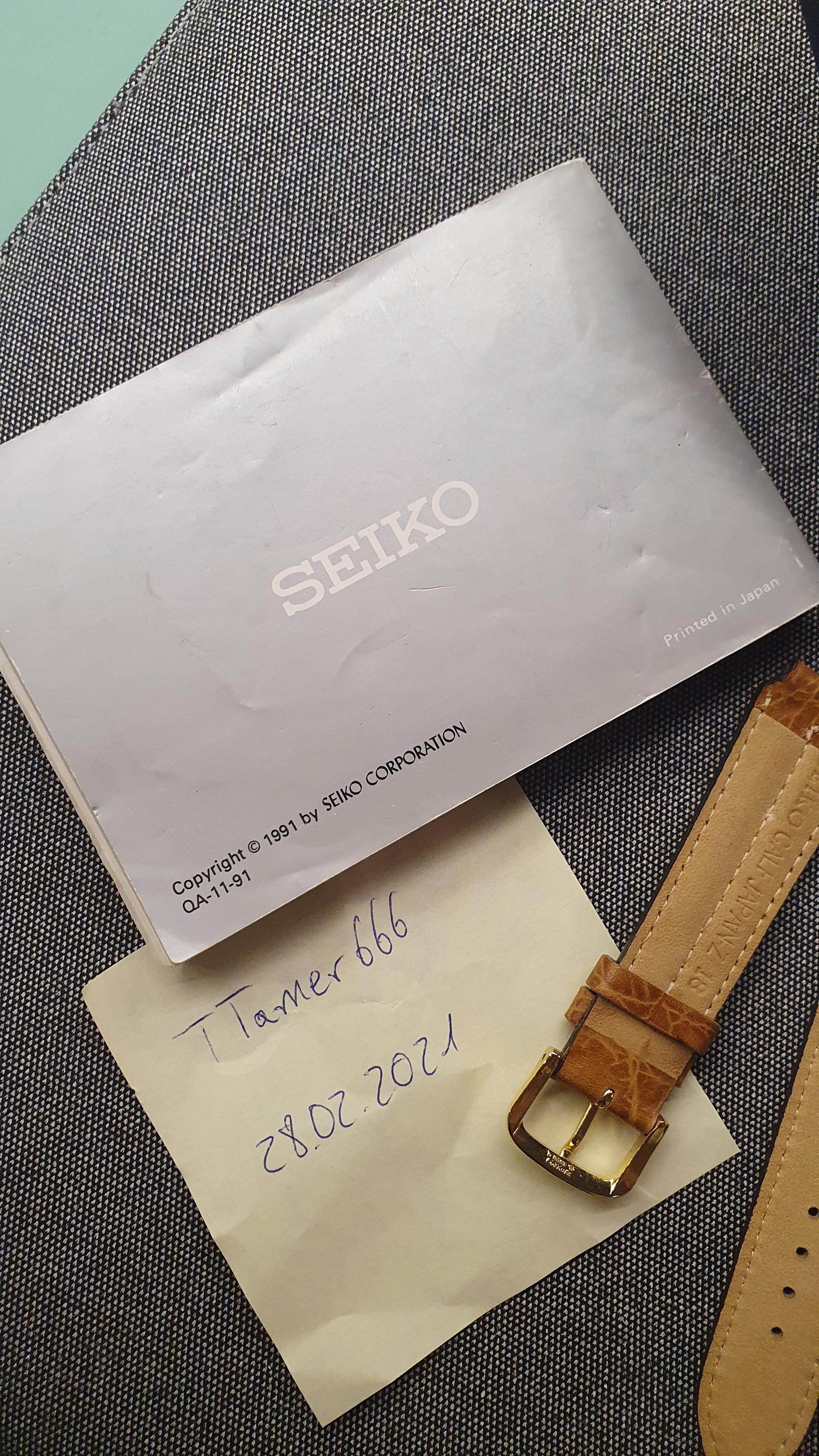 WTS] Seiko 6M13 Age of Discovery Leather Strap, Manual Box | WatchCharts
