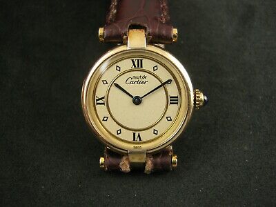 CLASSIC MUST DE CARTIER VERMEIL VLC PARIS ARGENT 925 Quartz