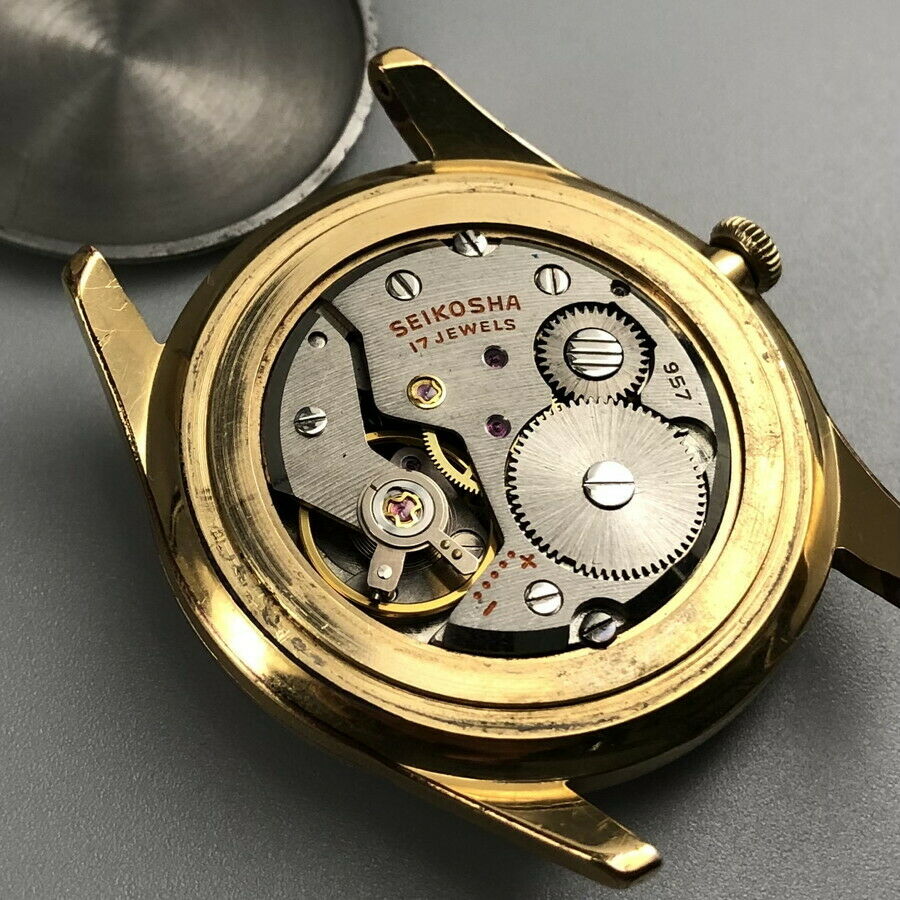 Vintage 1964 Seiko Sportsman Calendar 15042 EGP 17Jewel Hand
