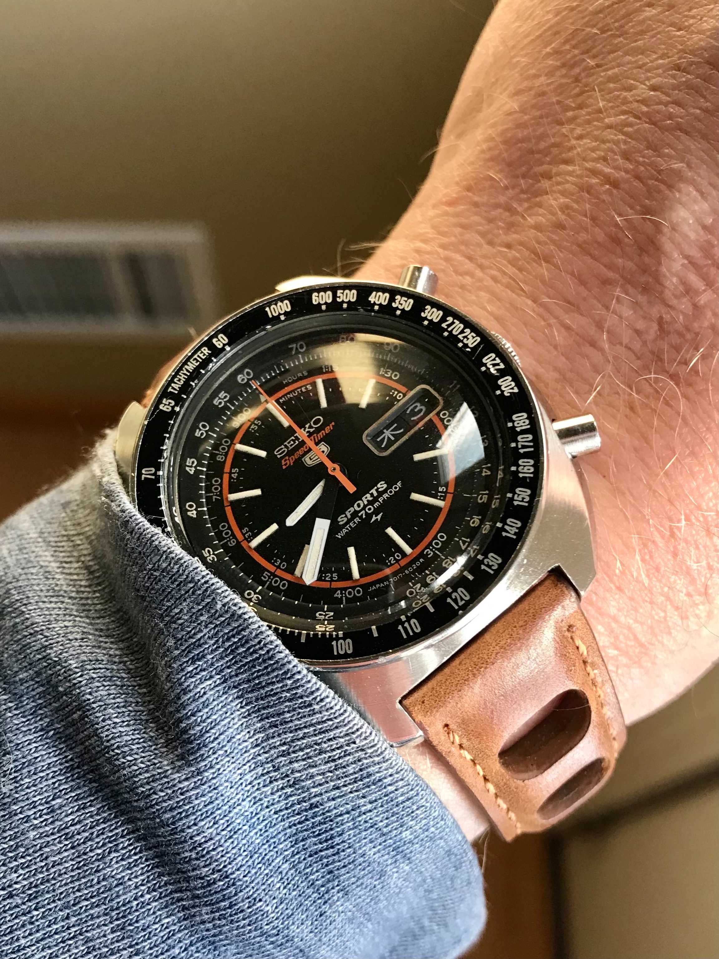 Seiko 2024 7017 speedtimer