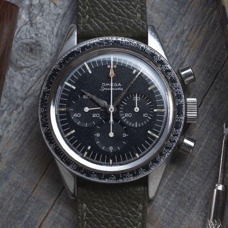 1962 Omega Speedmaster 2998 Stainless Steel DON Bezel 2998 62