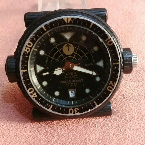 CASIO Moon Phase MW-301 WATER RESIST 100M Watch 80