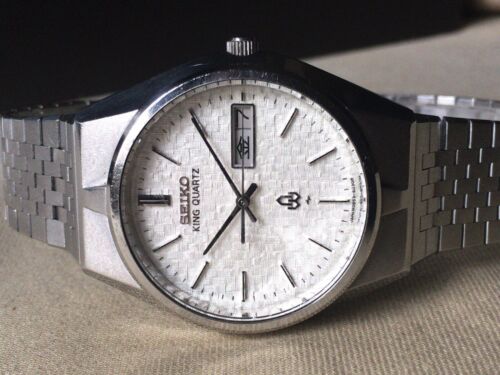 Vintage SEIKO Quartz Watch/ KING QUARTZ 0853-8035 SS 1976