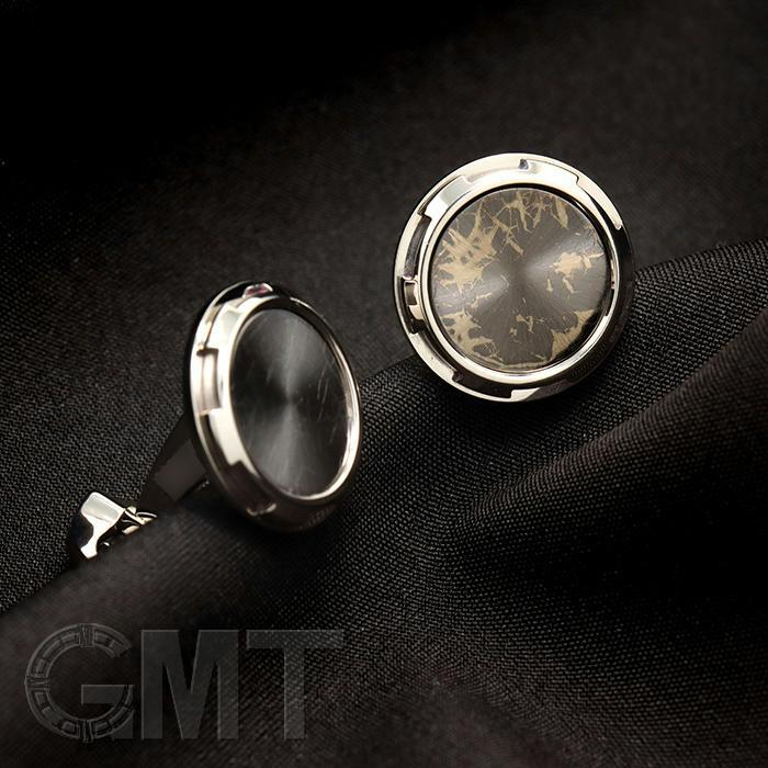 Vacheron Constantin Overseas Cufflinks Gray 18K WG VACHERON