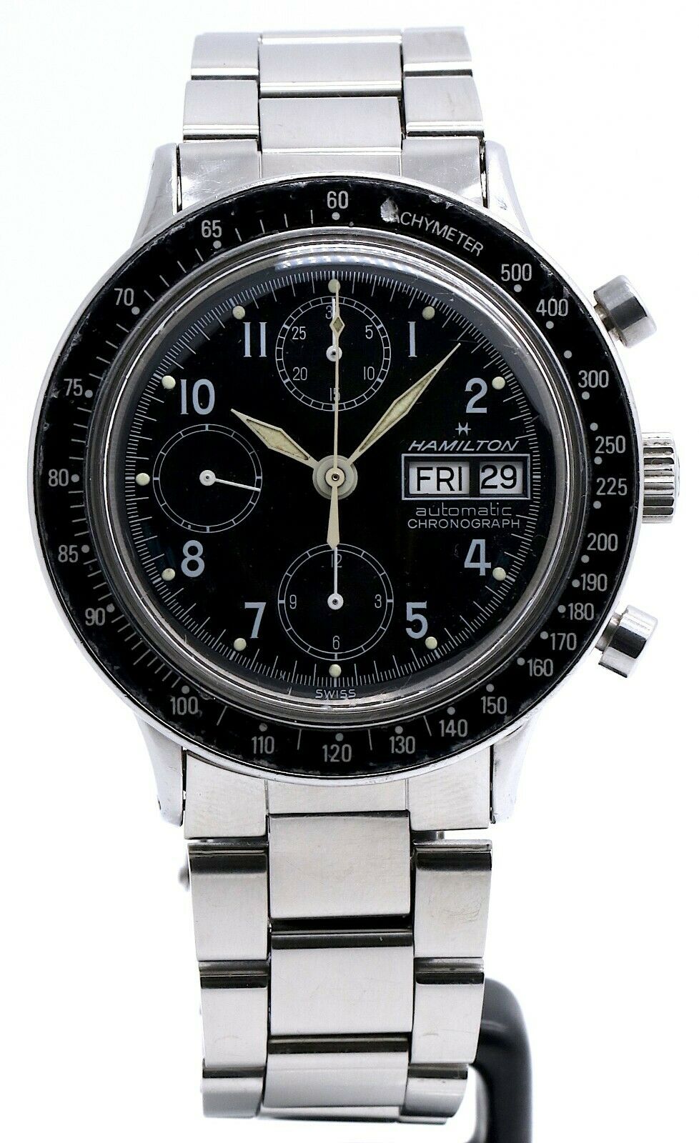 HAMILTON 9367 クロノグラフ Valjoux7750 Vintage Hamilton 9367 9379 Automatic Chronograph Valjoux 7750