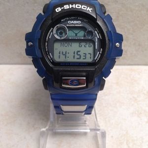 Retro Casio G Shock Gl 121 12 G Lide Blue Jelly Digital Display Watch Watchcharts