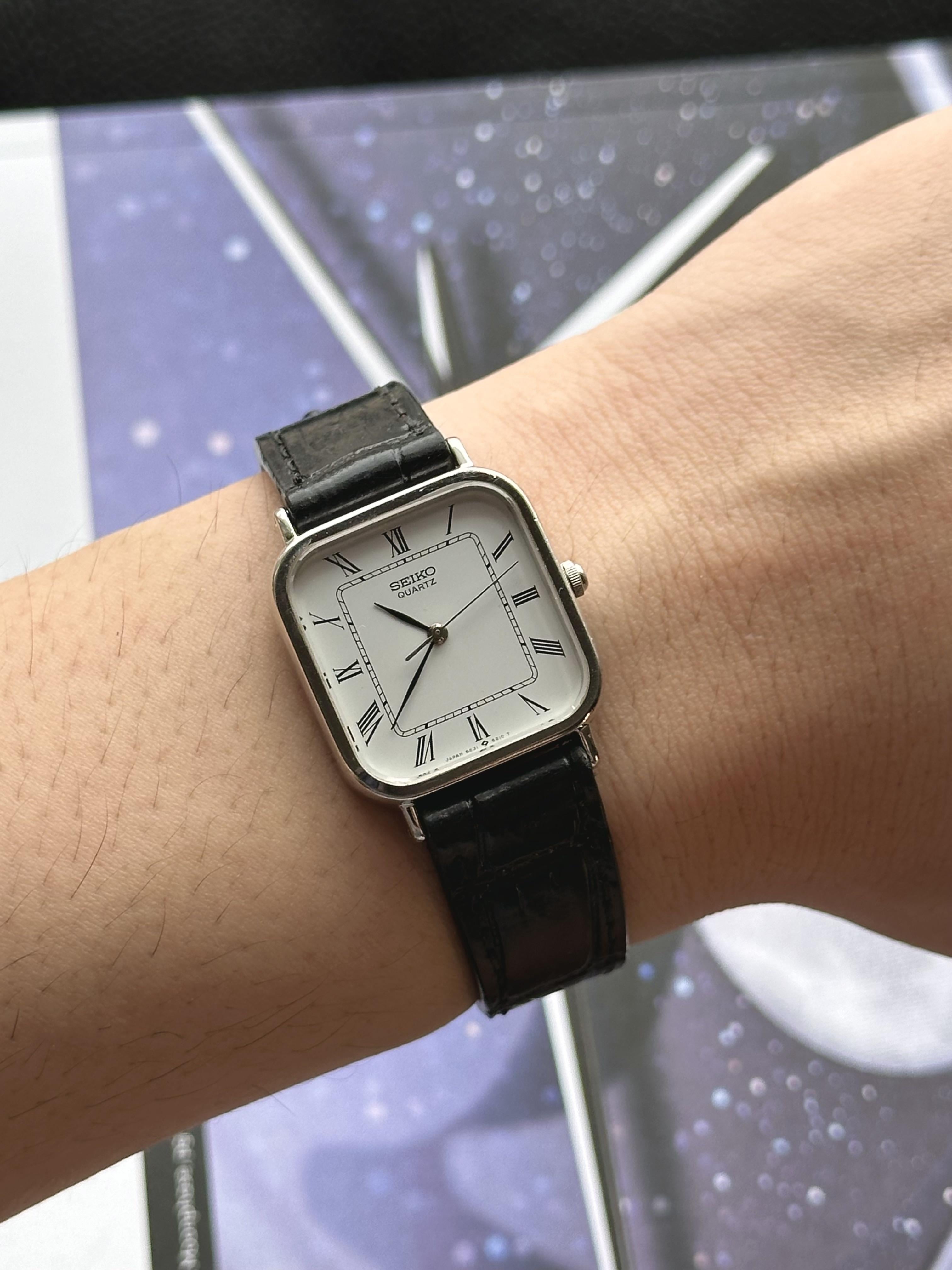 WTS] 1984 JDM Seiko Vintage Square Watch with Roman Numerals