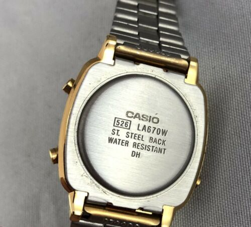 casio la670w gold