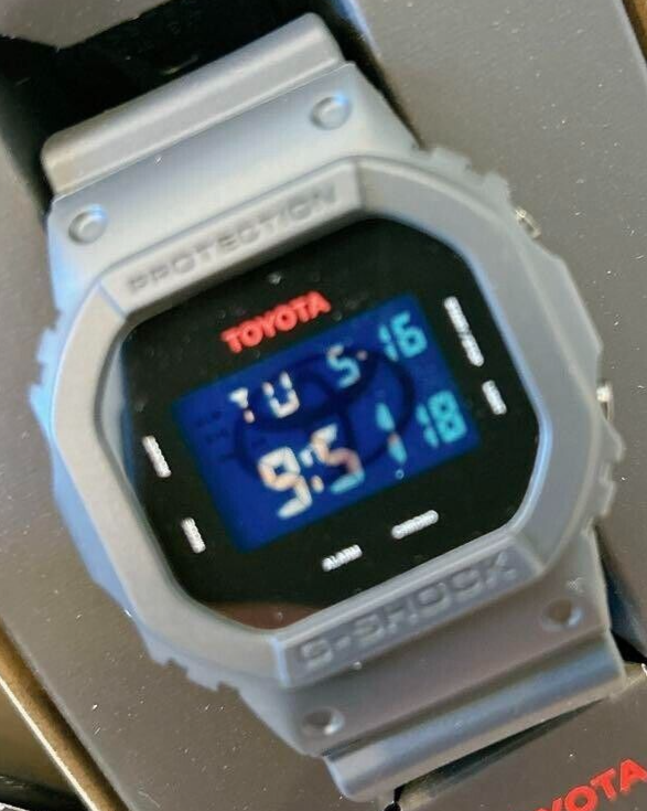 Casio G-SHOCK Toyota Collaboration DW-5600 Rare Cool Design From