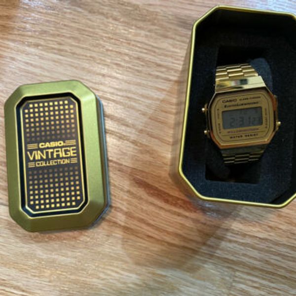 CASIO VINTAGE Mod. EDGY COLLECTION SUNRAY DIAL - GOLD main image 1