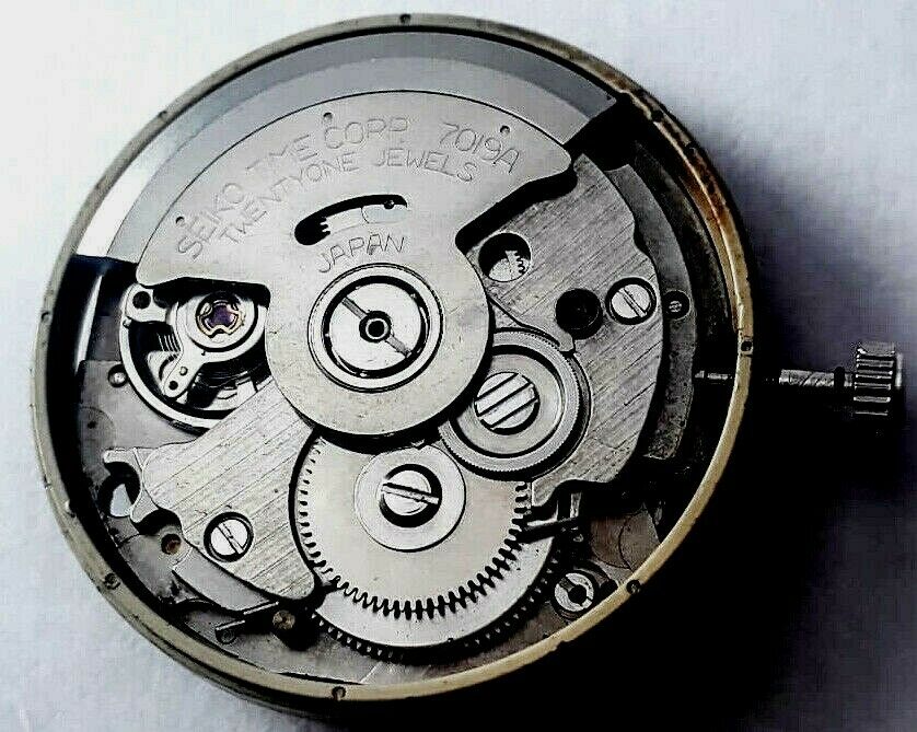 JAPAN MADE SEIKO AUTOMATIC MOVEMENT CALIBER NO 7019A, WITH COMPLETE PART  MO-171 | WatchCharts