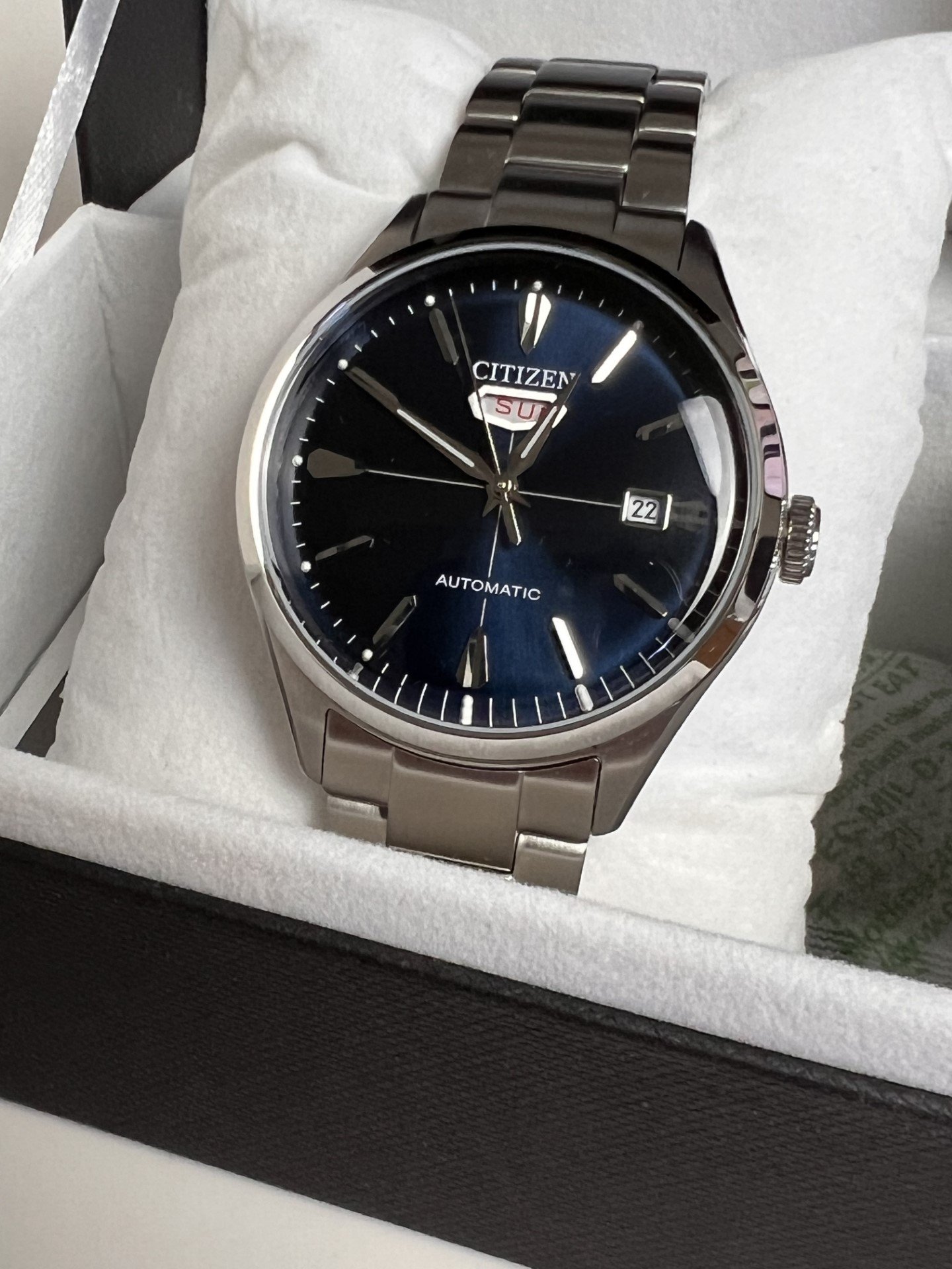 170 USD] Citizen C7 Crystal Seven NH8390 - Full Kit Blue Dial