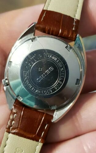 Vintage Seiko DX 6106-6003 Automatic 25J Haking Japan St Steel