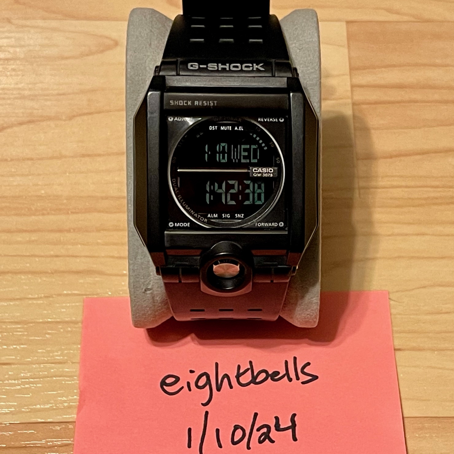 WTS] Casio G-Shock G-8100-1 Vintage Dual Illuminator Black 