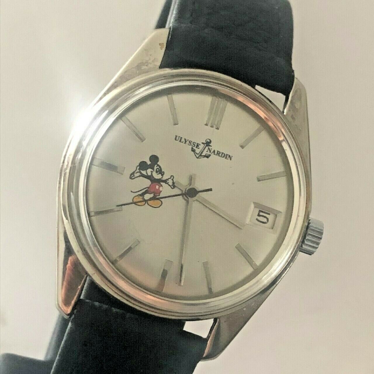 Vintage Ulysse Nardin Classic Mickey Mouse Dial Manual Wind Watch