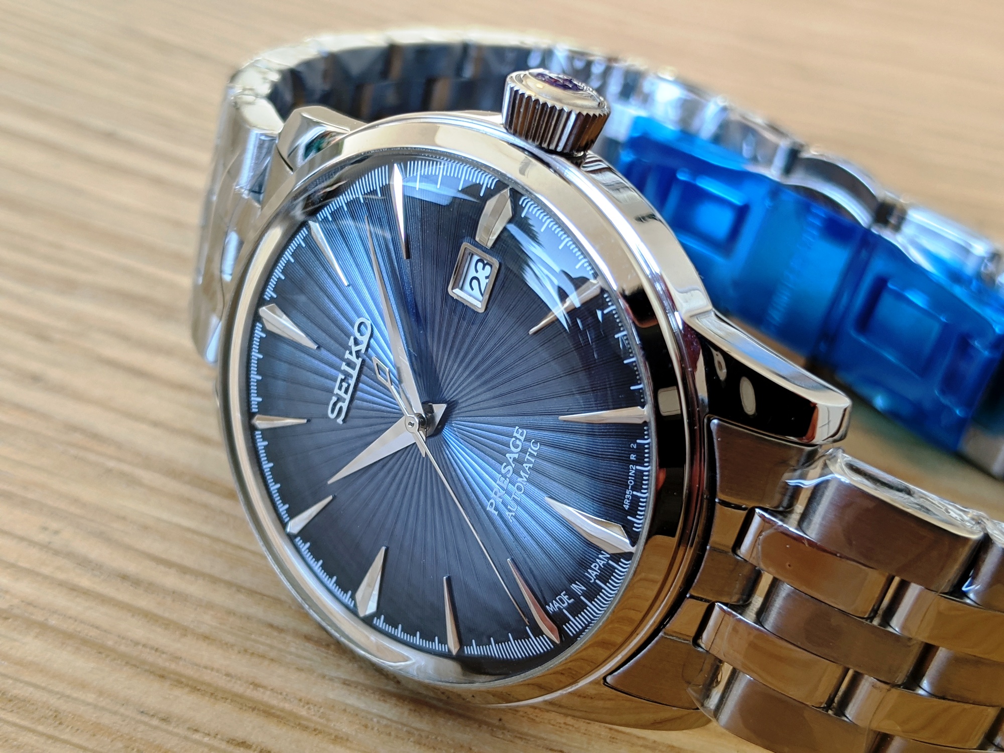 Brand New Seiko SARY073 Blue Cocktail Time | WatchCharts