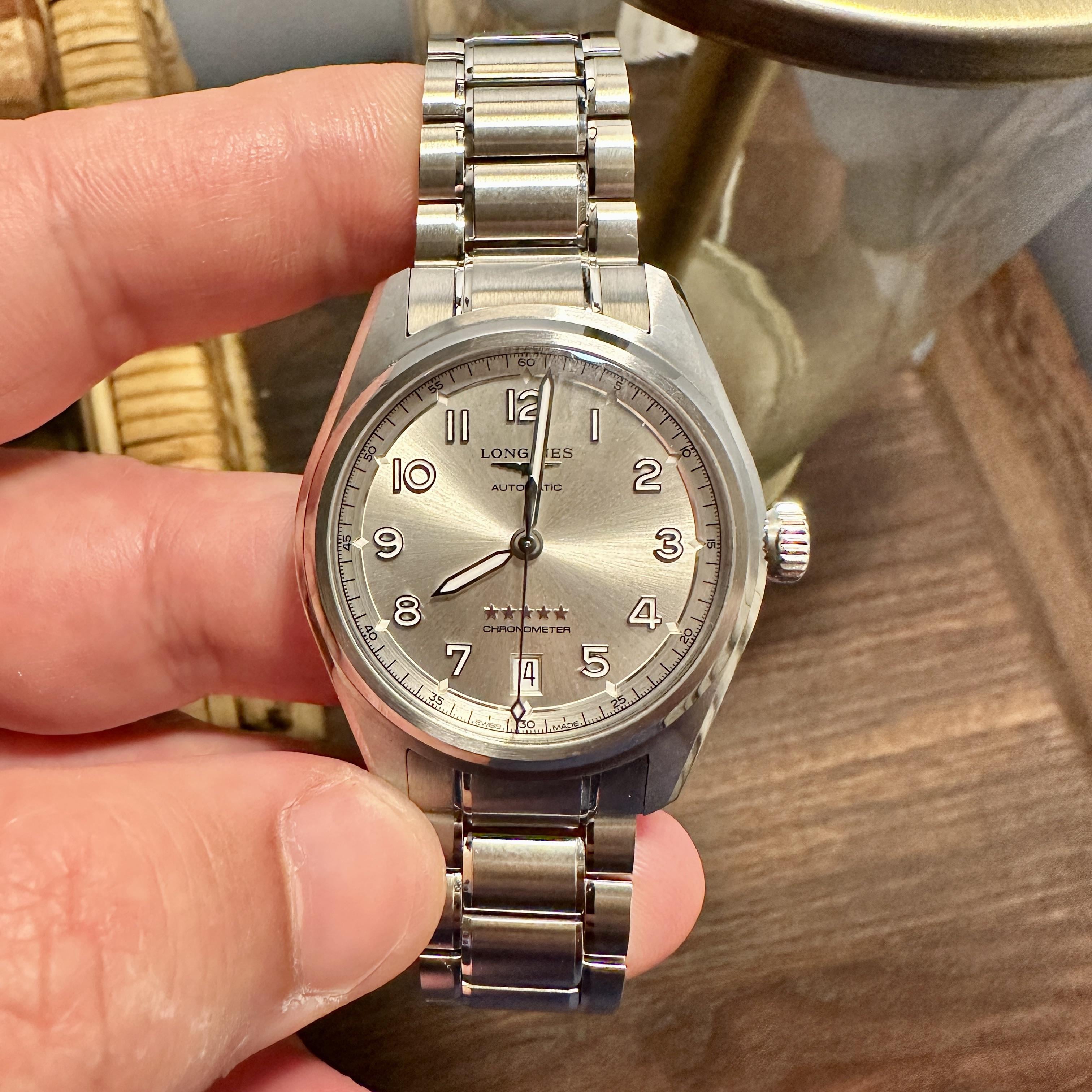 WTS Longines Spirit 37mm Champagne Dial Excellent Condition