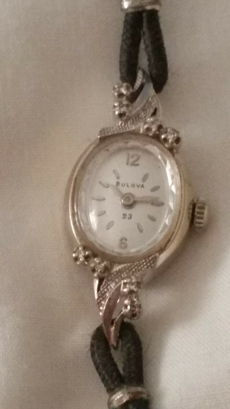 vintage bulova ladies watch 14k