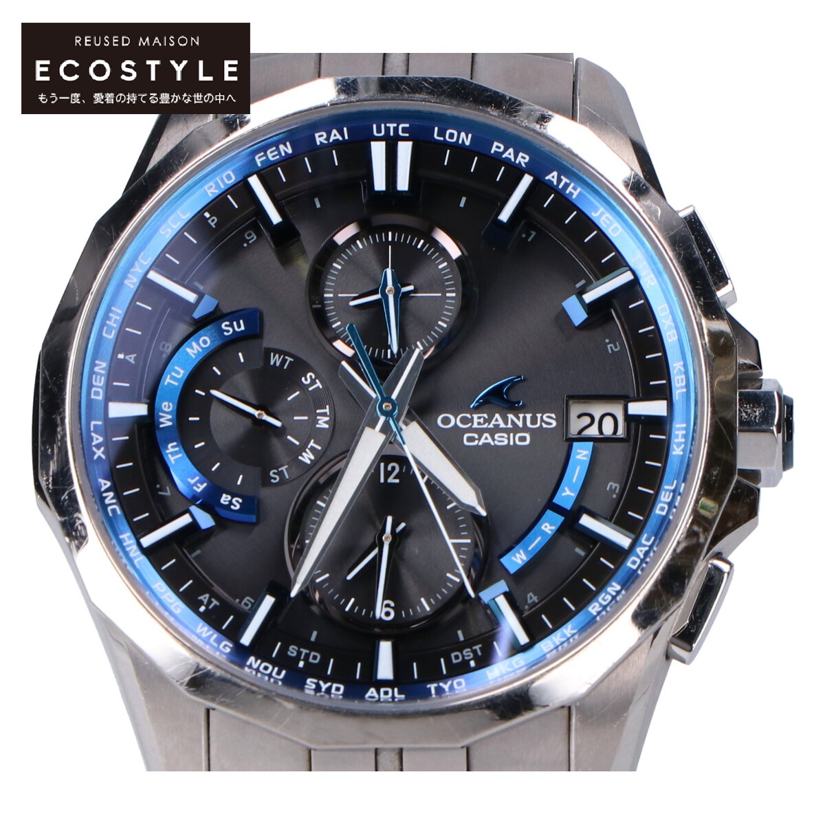 人気定番2023 CASIO - CASIO OCEANUS Manta OCW-S30001AJF チタン製の