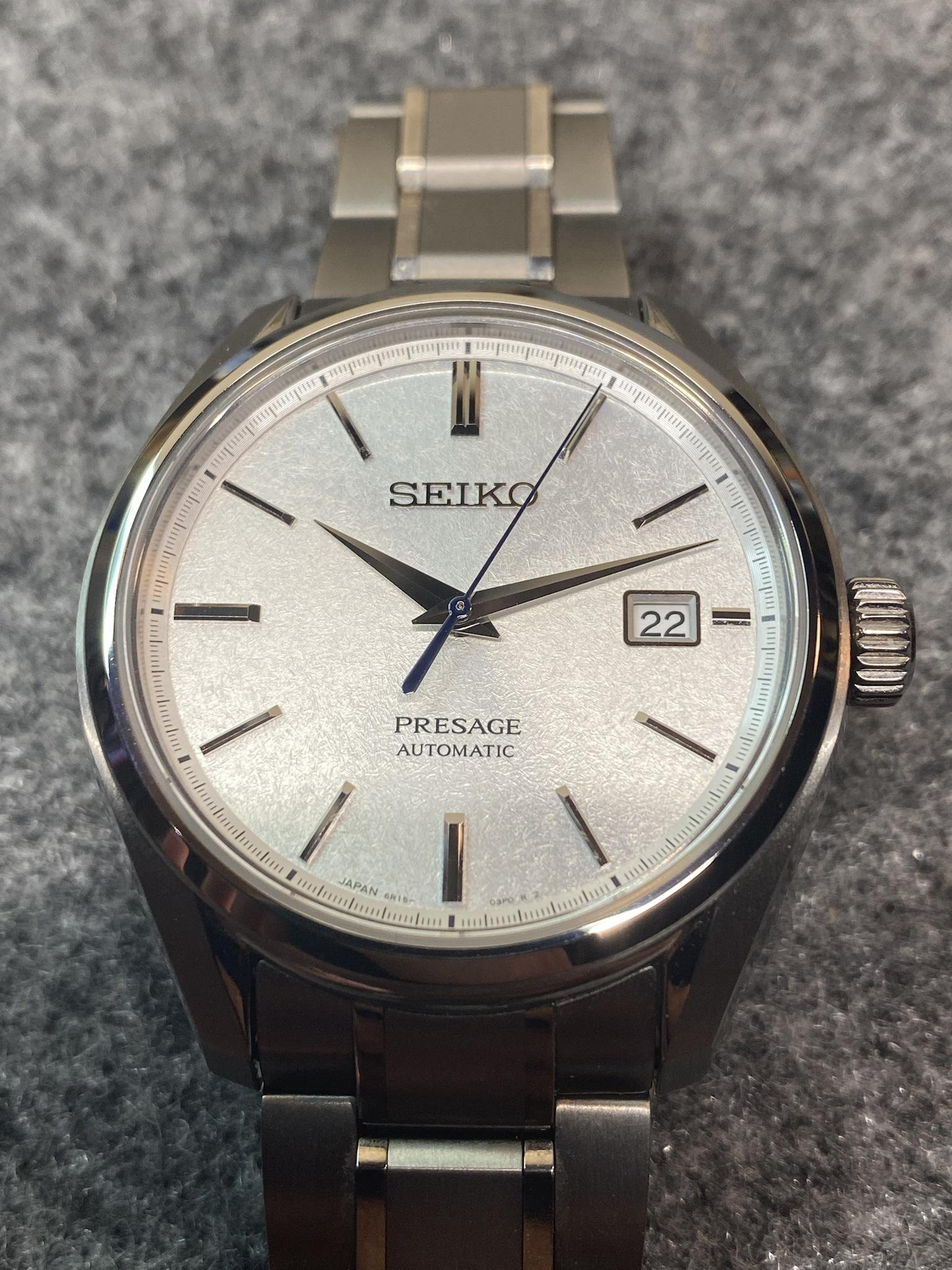 750 USD Seiko SARX055 Baby Grand Seiko Snowflake Frost