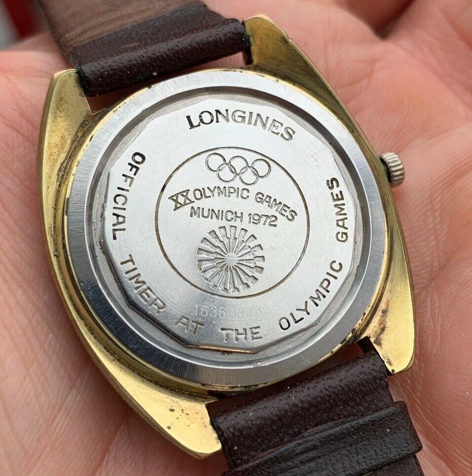 VINTAGE LONGINES ADMIRAL HF MUNICH OLYMPIC GAMES 1972 SPECIAL