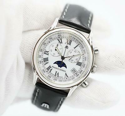 Maurice Lacroix SP1058 Classic Chronograph Moon Face Steel Swiss