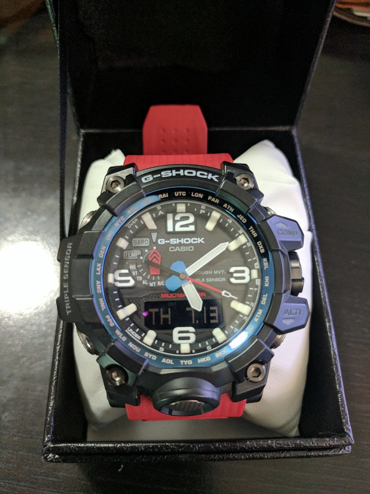 g shock mudmaster rescue red