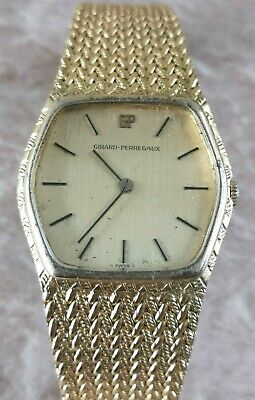 Girard Perregaux All Gold MESH .925 Sterling Silver Manual Wind