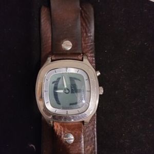 新到着 FOSSIL WatchCharts | Watch Strap Leather JR-8163 Tic BIG 時計