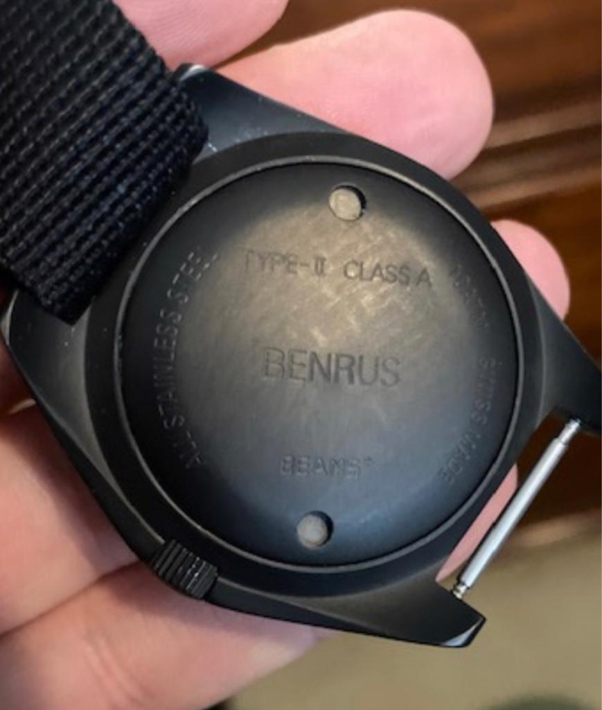 FS: BEAMs edition Benrus Type II PVD | WatchCharts Marketplace