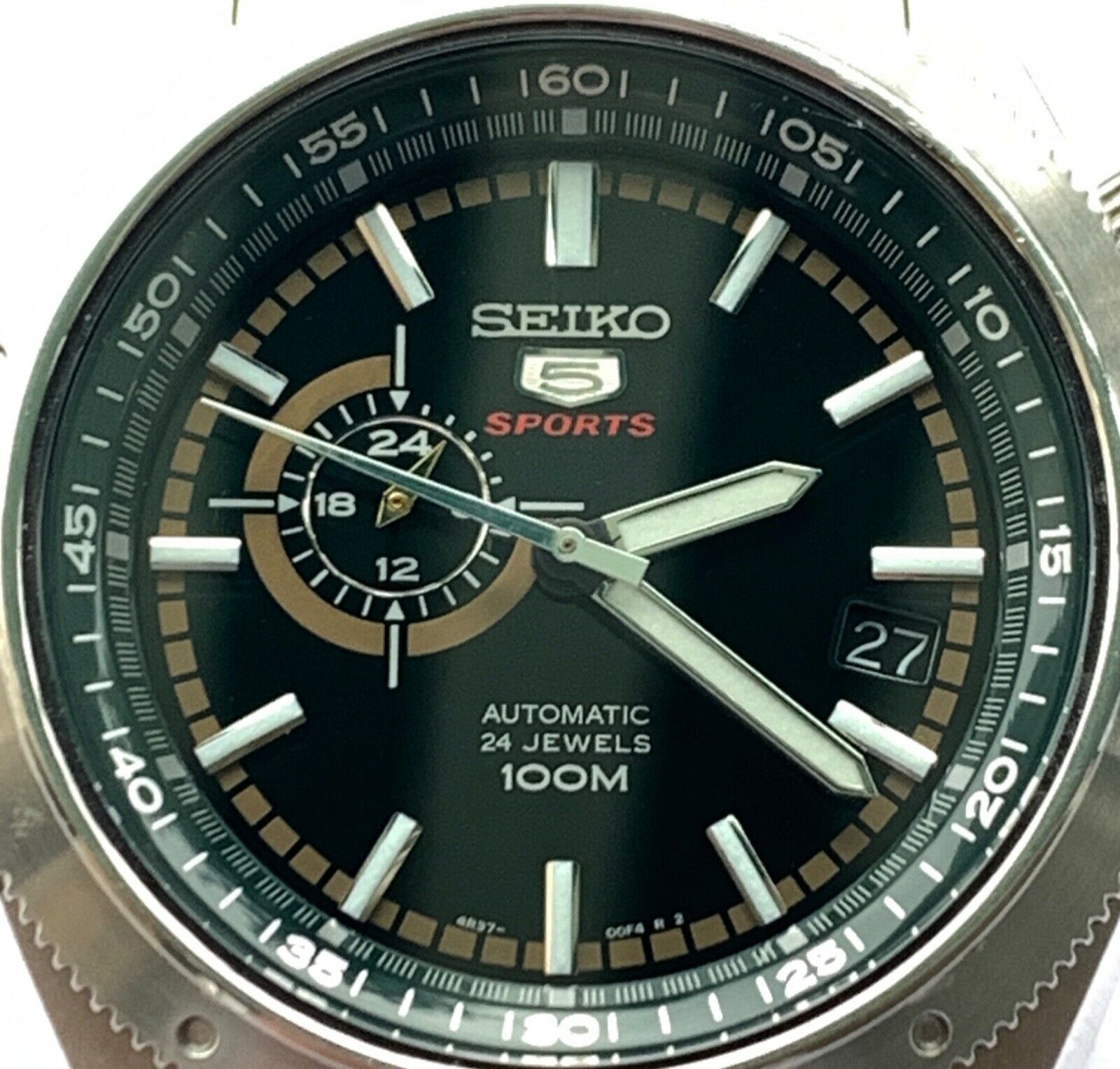 Rate Seiko 5 Automatic Sports Ref; 4R37-00G0, (42mm