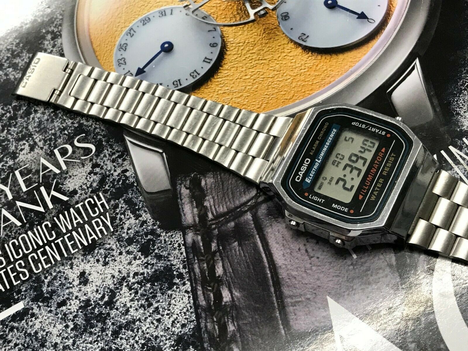 casio steel back