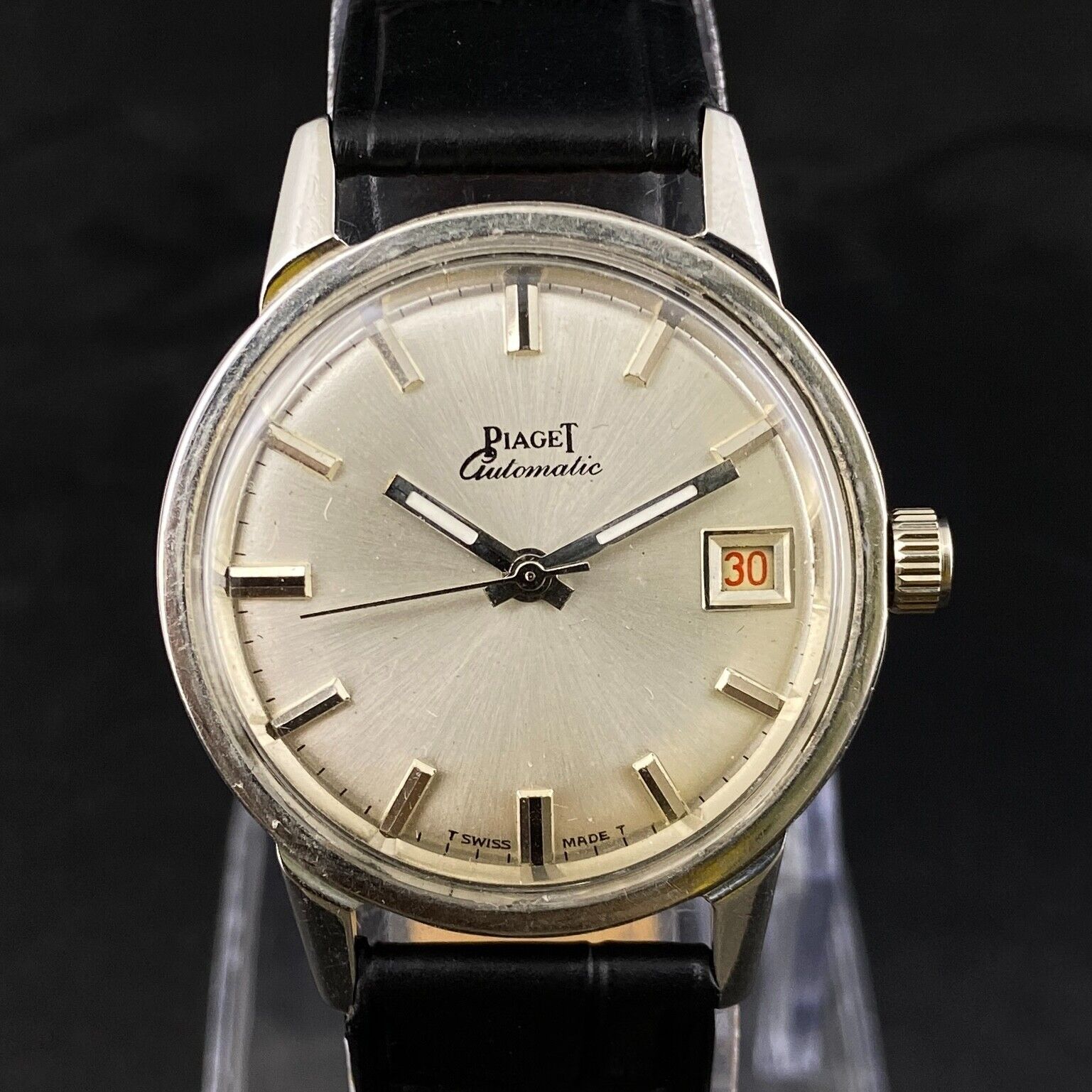 Vintage Swiss Made Piaget Automatic Date Men s Wrist Watch