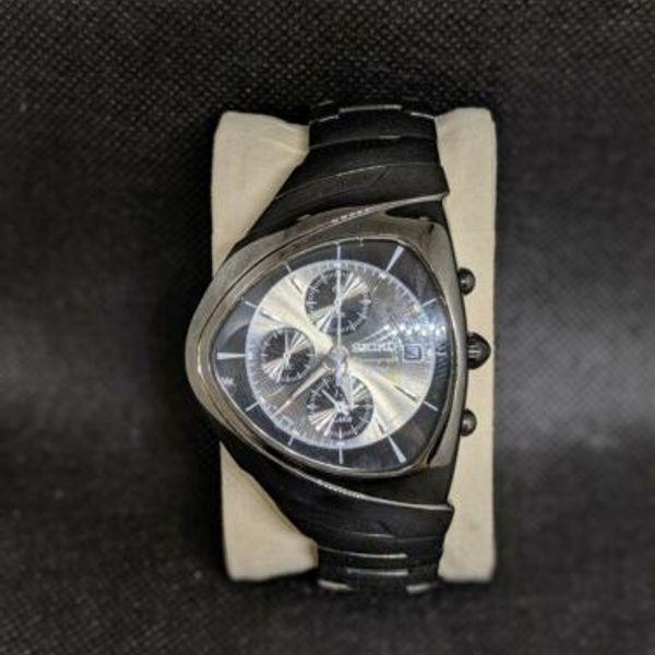 Rare Seiko Triangle Chronograph 7T62-0GH0 Stainless Steel Men's Quartz Watch  | WatchCharts