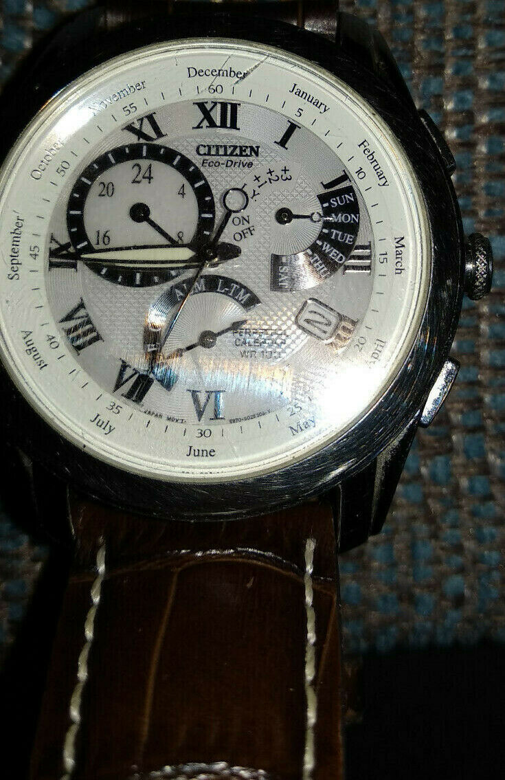 Citizen Eco Drive Chronograph - Model E870-s015278-HST-790467 – Vintage  Watch Specialist