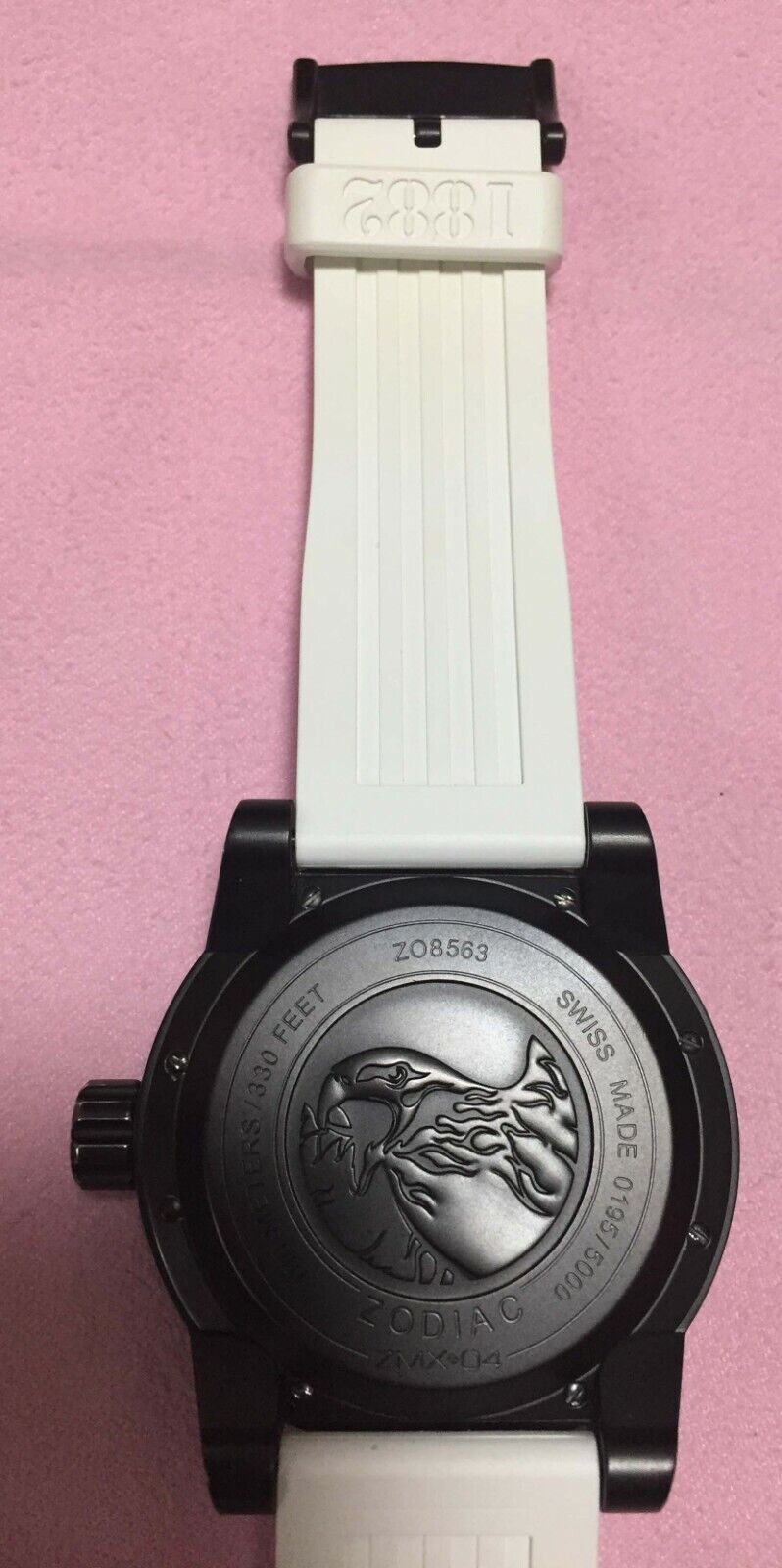zodiac ZMX-04 ZO8563 watch Swiss movement rubber straps unique