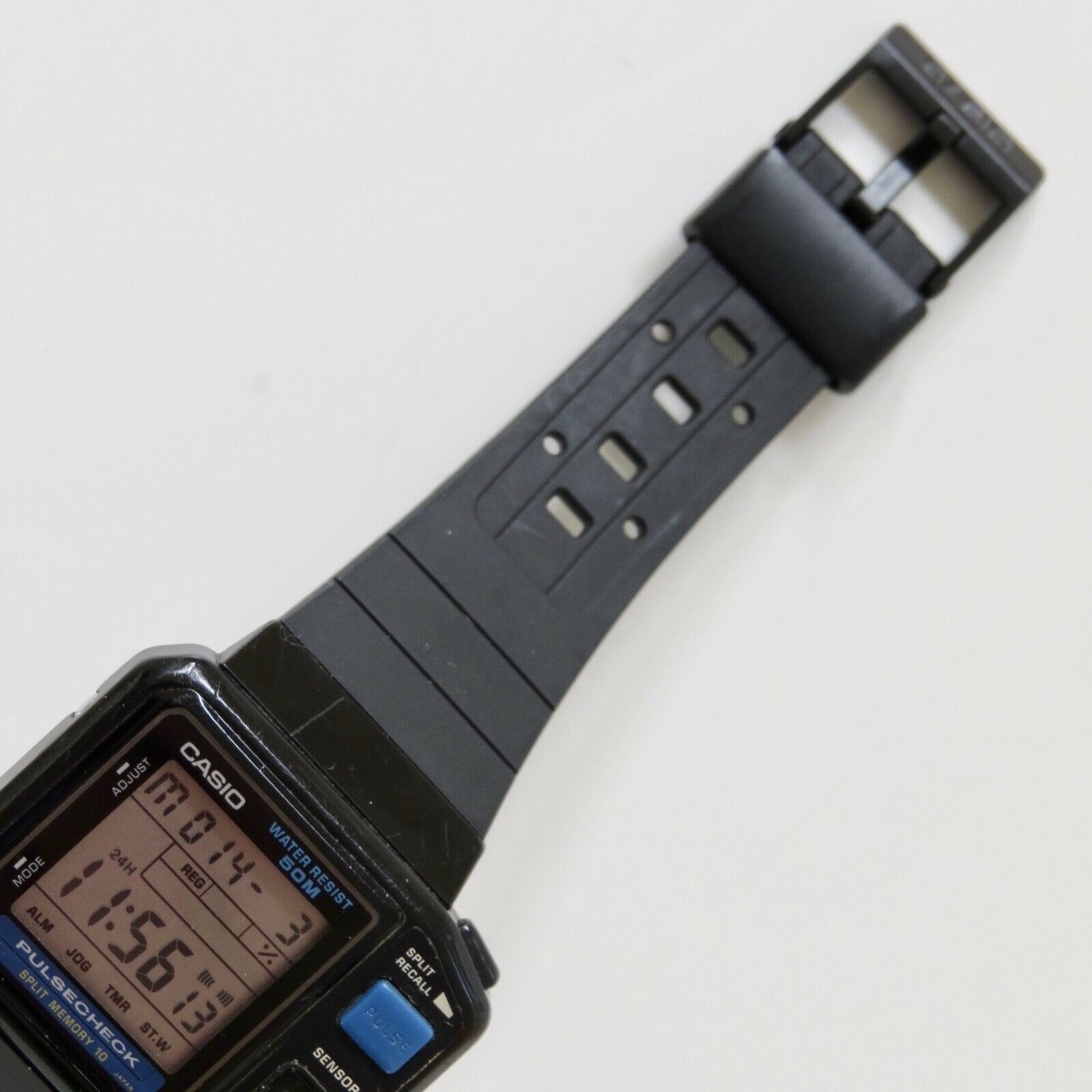 時計 CASIO 509 JP-100W NEW BATTERY CASIO - Pulse Watch- JO-100W - 509 Module - New Strap & Battery