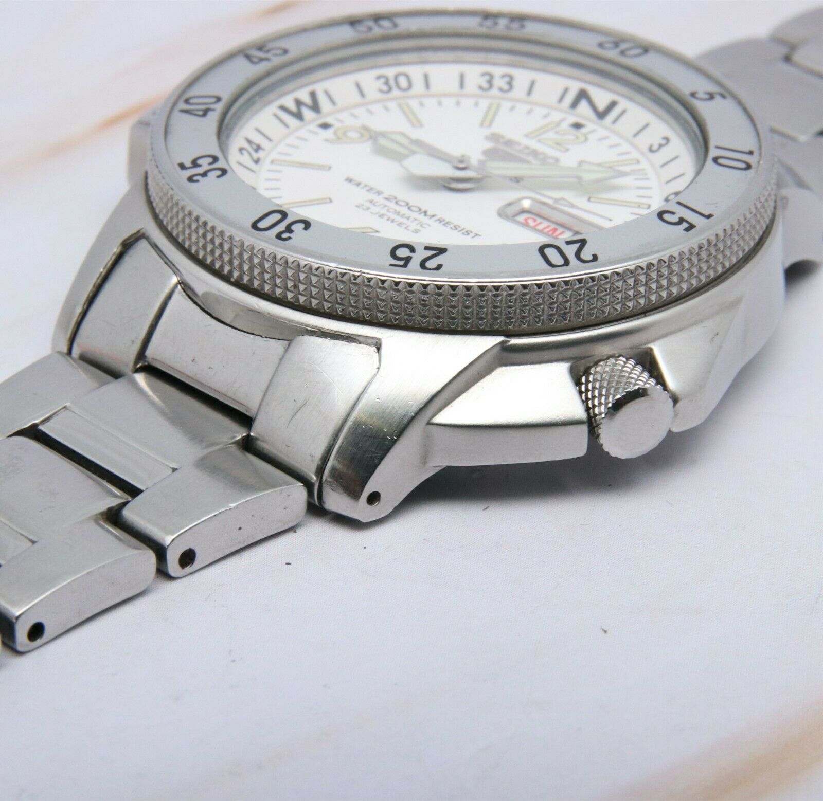 Seiko 5 Sports SKZ207K1 White Land Shark Atlas Men