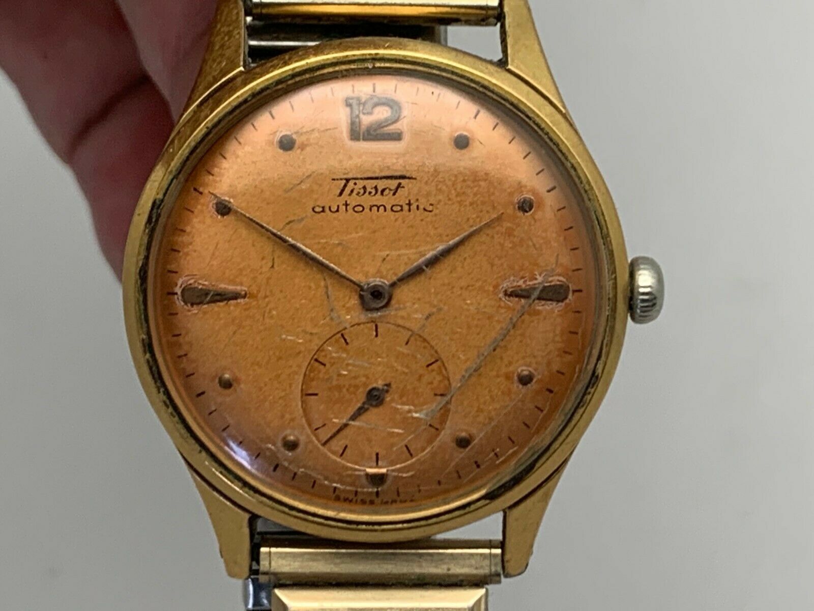 Tissot copper outlet watch