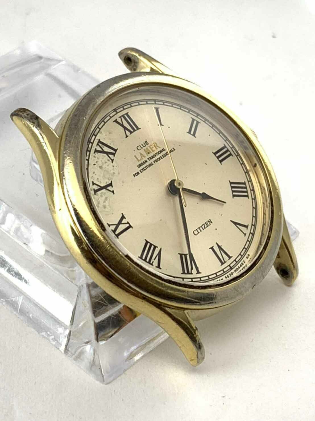 Vintage Citizen Club La Mer Gold Plated Yellow Dial Men Quartz Watchrist  Watch Japan Round Shape 31mm - Etsy