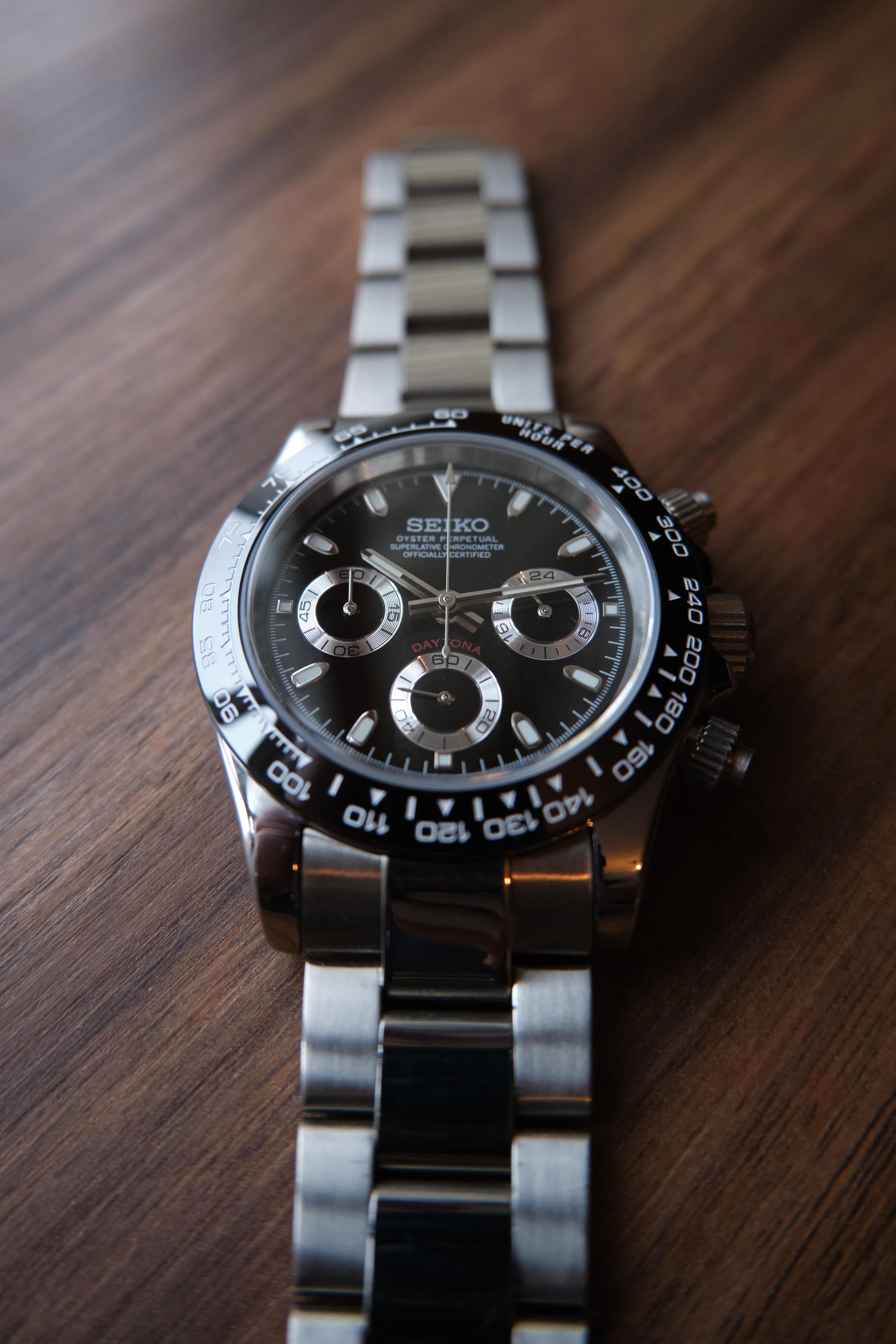 WTS] Custom built watch with Seiko VK63 movement - Daytona homage