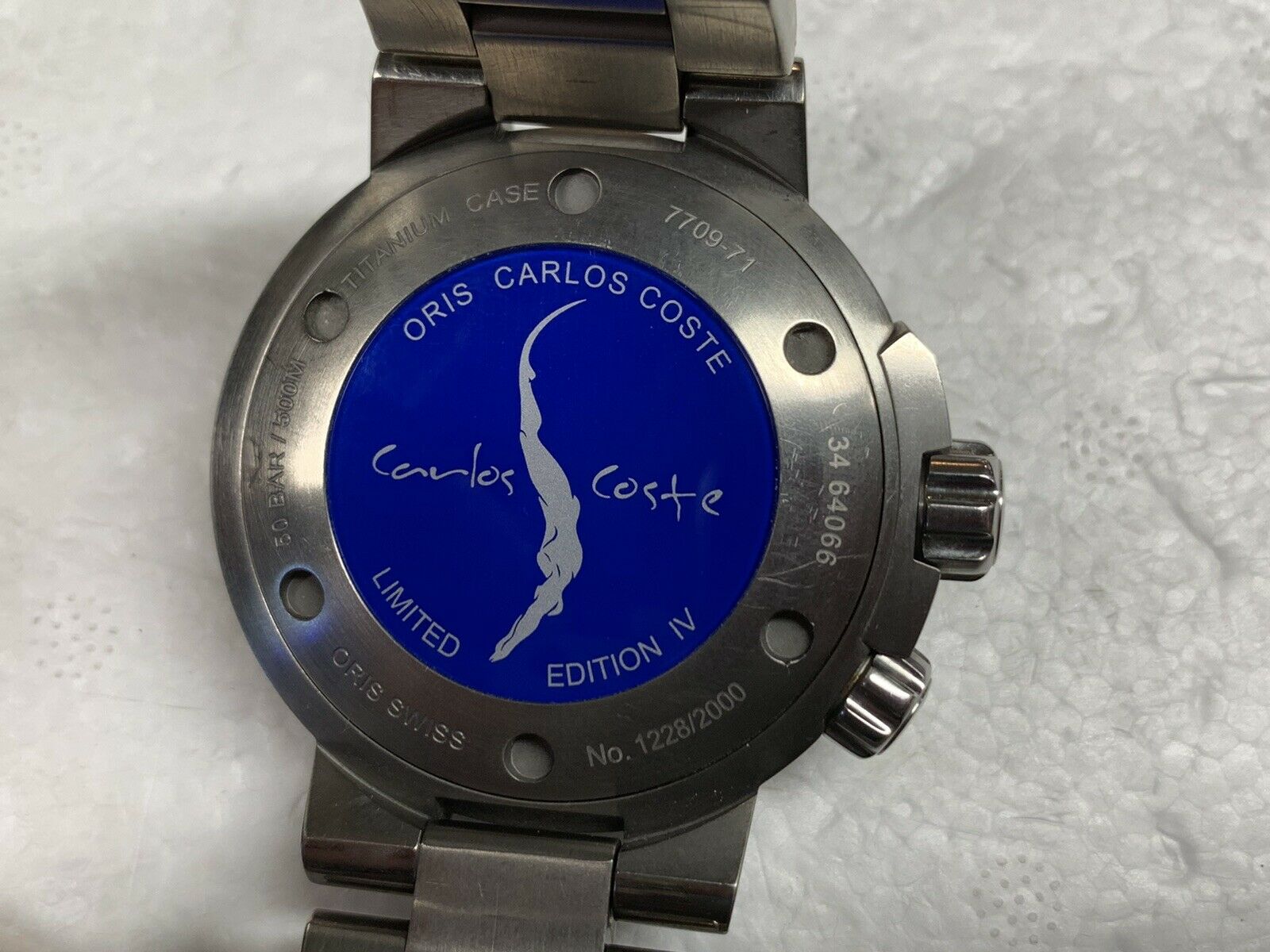 Oris Carlos Coste Limited Edition IV Titanium 7709 71 46mm Watch