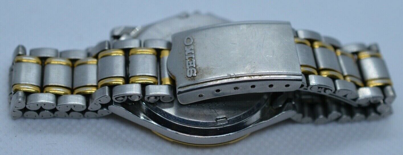 SEIKO 7N43 6A09 For Parts Replace Crown Stem Day Date Stuck