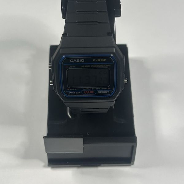 NEW Casio F91W-1 Classic Digital Watch Alarm Chronograph Water Resist ...