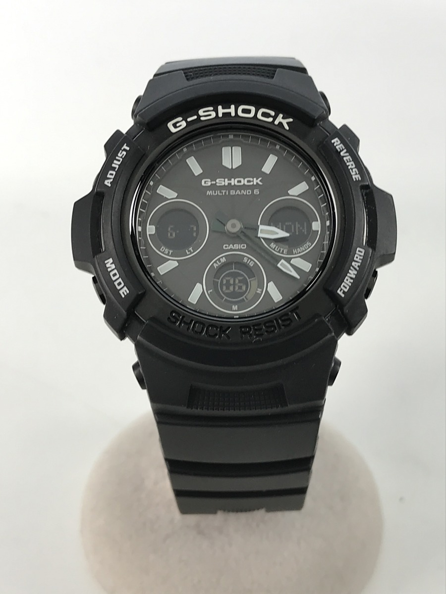 [Used] CASIO G-SHOCK / Solar Watch / Analog / Rubber / Black / AWG ...