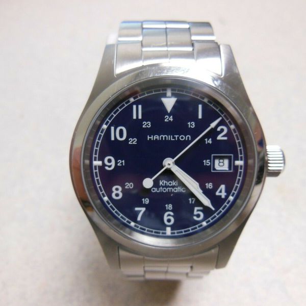 Hamilton Khaki Field Automatic Blue Dial 000093 WatchCharts