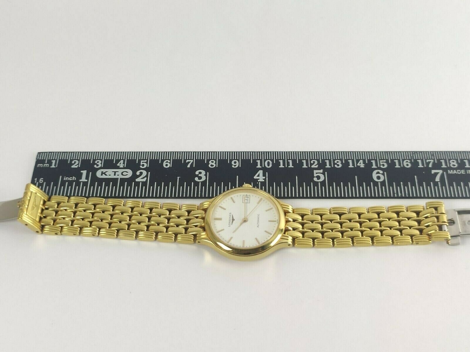 AUTHENTIC LONGINES PRESENCE AUTOMATIC L5 650 2 GOLD PLATED MEN S