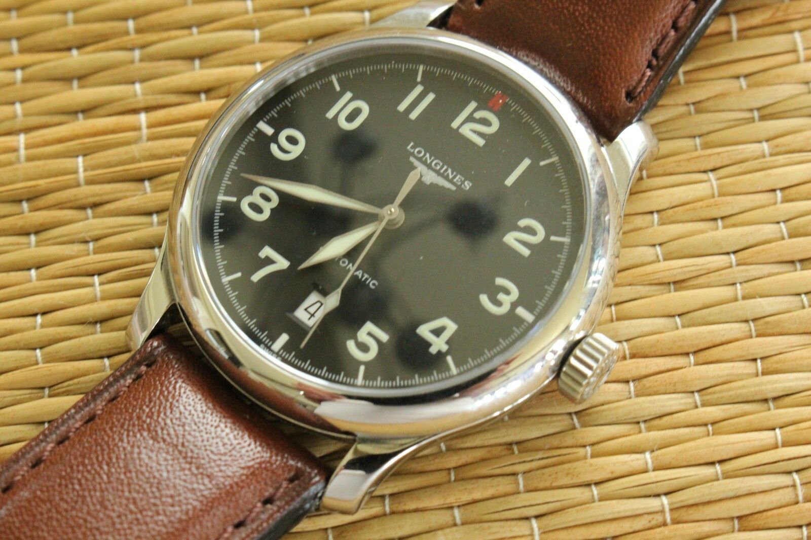 LONGINES SPECIAL SERIES AVIGATION L2.628.4 BLACK DIAL MILITARY