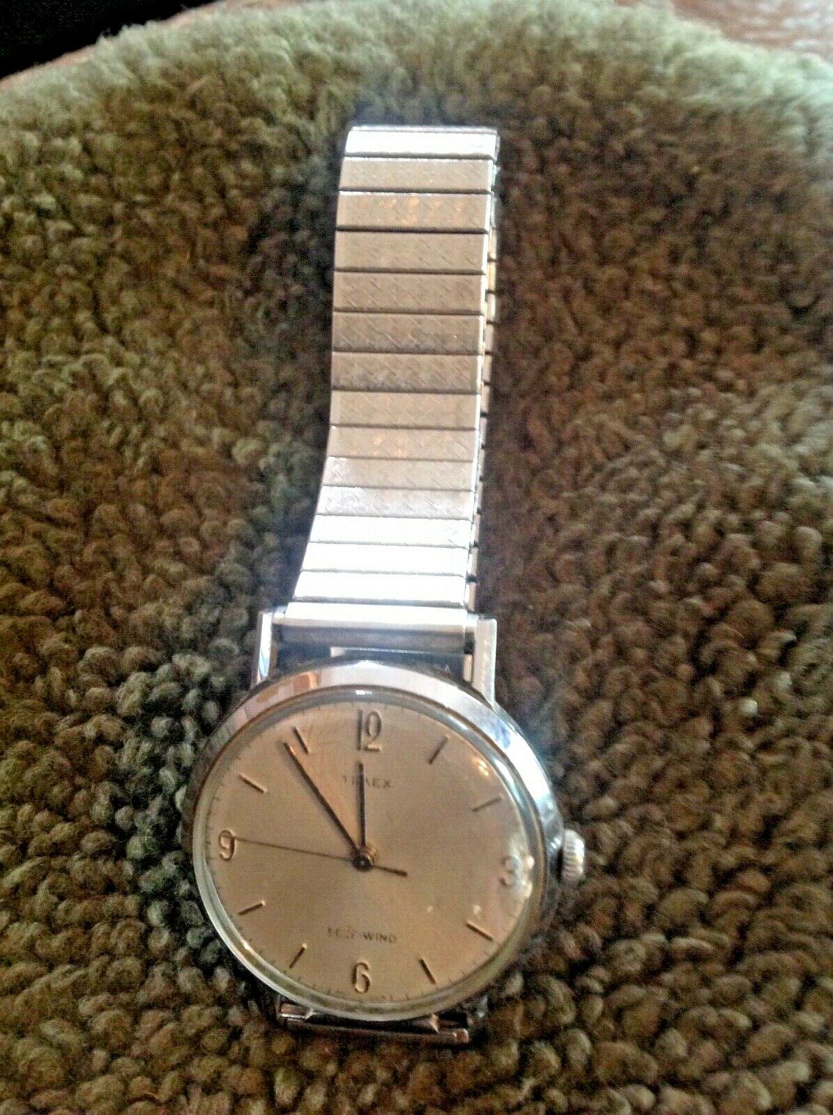 Vintage TIMEX Self Wind Chr Plated Bezel Waterproof Shock Resistant Watch |  WatchCharts
