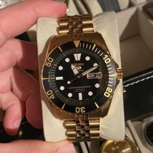 Seiko Snzf22j1 Gold Jubilee Automatik Automatic 5 Sports Wolf Of Wallstreet Uhr Watchcharts